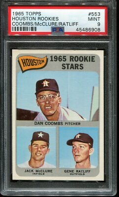 1965 Topps Baseball # 553 Houston Rookies MT MINT .. PSA 9 | eBay