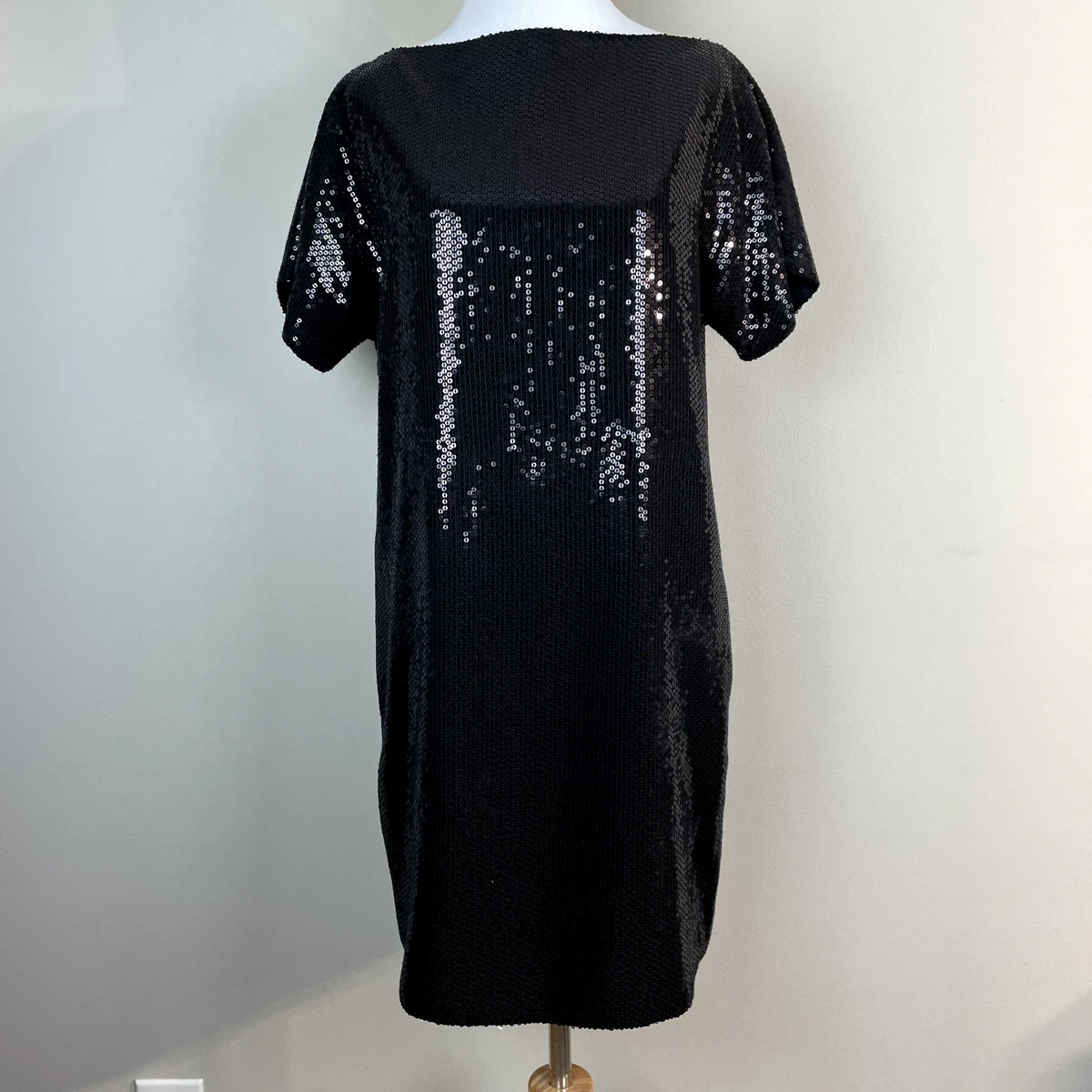 size 4 petite evening dresses ROBERT RODRIGUEZ Gold Lace Tiered Mini Dress (UK 6 main image 0