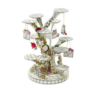 Alice In Wonderland Treat Stand Wedding Birthday Mad Hatter Tea