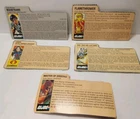GI JOE VINTAGE FILE CARDS HASBRO ORIGINAL 1980s HONG KONG B9