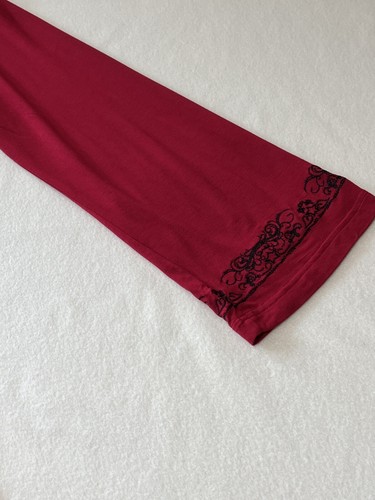 Cowgirl Justice rotes Kleid Gr. L Landhausstil Stickerei Sterne Herz Knall Knall - Bild 8 von 16