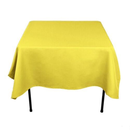 10 Quadratische 60 Zoll x 60 Zoll Tischdecken Polyester Party Restaurant 23 FARBEN USA Verkauf - Bild 26 von 28