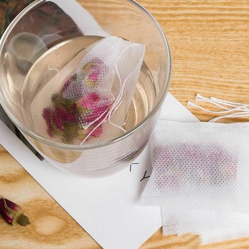 100 stücke Tee Filter Kraut Lose Dichtung Papier Leere Teebeutel Einweg St E2 - Bild 6 von 14
