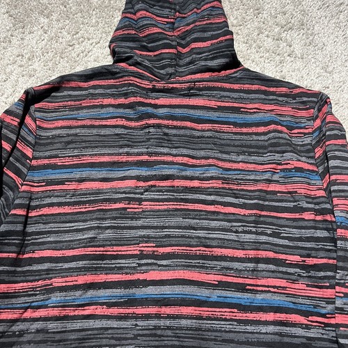 Hoodie Buddie Red Black Cyber Grunge Mma Y2k Allover Print Long Sleeve Full Zip - Picture 8 of 8