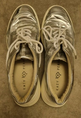 Katy Perry Vandall Metallic Gunmetal Sneaker/Brogues - UK7 - Picture 4 of 7