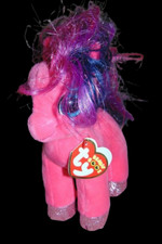 TY Beanie Boos 6" RUBY Pink Pony Horse Plush Mint tags