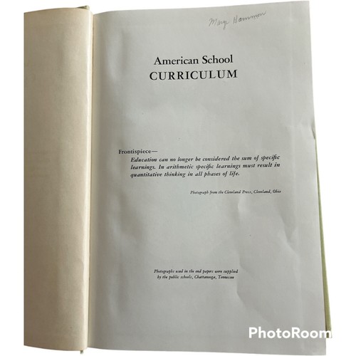 American School Curriculum, 1953, American Association of Administrators, GD/VG - Imagen 4 de 6