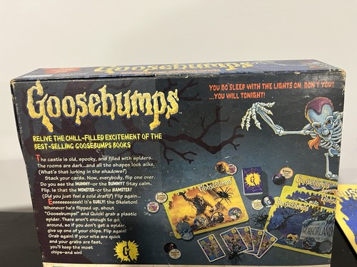 Vintage Goosebumps, Shrieks and Spiders Game, Parker Brothers, 1995 - Picture 9 of 10