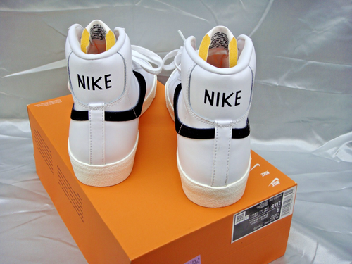 Nuevo=Nike Blazer Mid '77 Vintage Blanco-Negro BQ6806-100 Para hombres Talla 9 {WMN 10.5} - Imagen 8 de 16