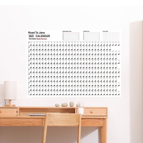 Annual Planner Calendar Planner Sheet Yearly Planner Sheet Home Office - Picture 9 of 15