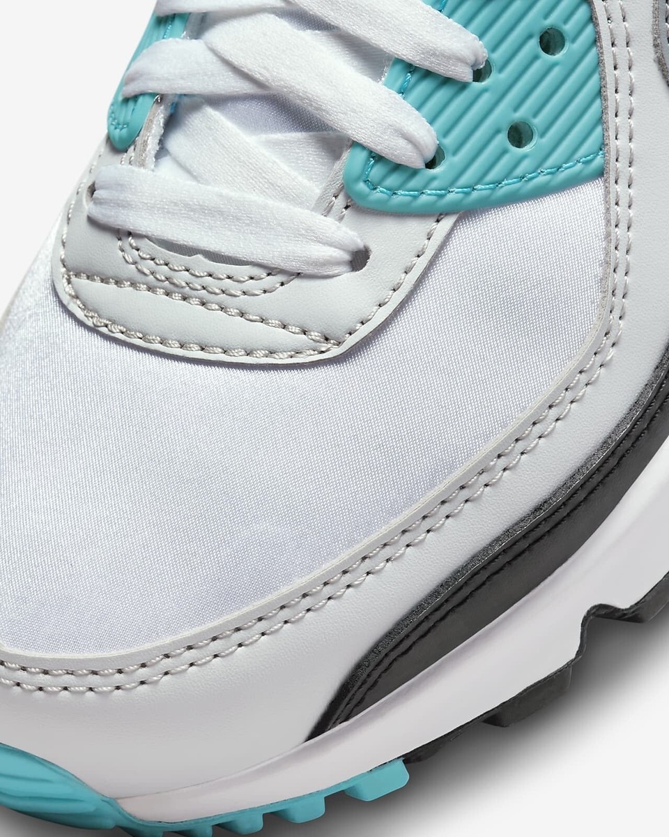 NEW Nike Air Max 90 'White Teal Nebula' Cool Grey FB8570-101