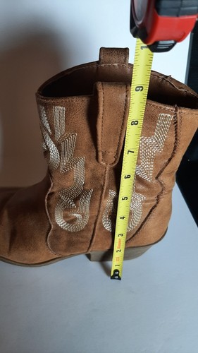 Rampage Cowboy Style Short Boot Size 8.5 Medium - Picture 11 of 11