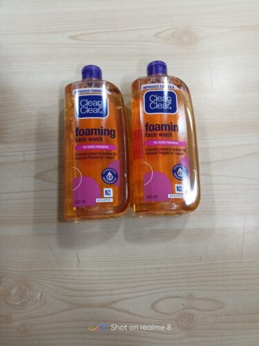 2X Clean and Clear Foaming Face Wash entfernt keimverursachenden Schmutz und Pickel 240 ml - Bild 9 von 9
