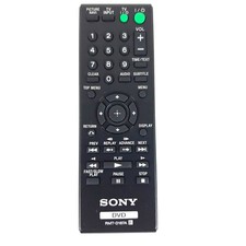 Original Sony RMT-D187A DVD Player Remote Control Tested And Works 