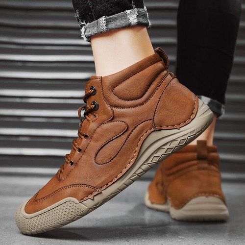 Men's Ankle Boots Winter Plush Warm Shoes Outdoor Non-slip Work Boots - Bild 14 von 24