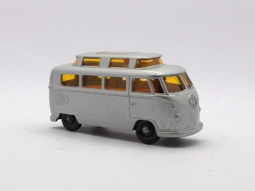 MATCHBOX NO 34 VOLKSWAGEN CAMPER SILVER NEAR MINT UNBOXED - Picture 4 of 8