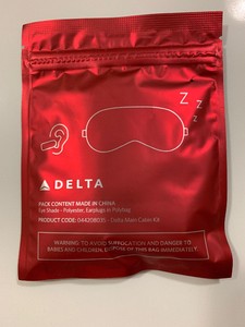 Delta Airlines Main Cabin Amenity Kit Ebay