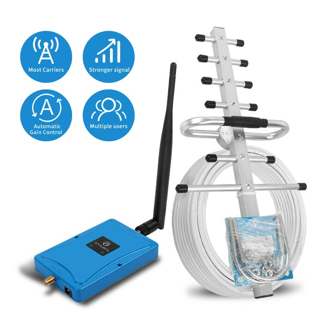 Dual Band 850// 1700MHz Band 5 Band 4 Cellular Booster Repeater Kits Mingcoll Cell Phone Signal Booster Amplifier for Home and Office Boost GSM 3G 4G LTE Voice /& Data for Verizon AT/&T T-Mobile