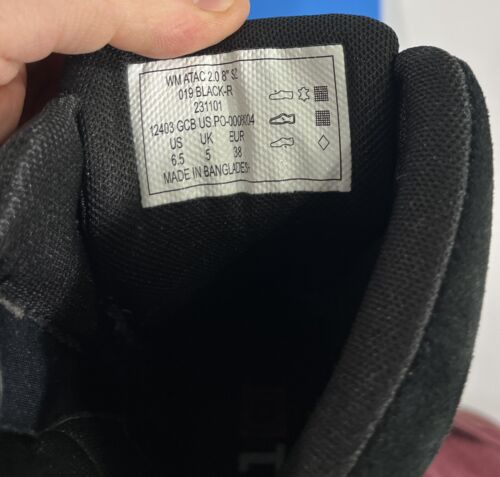6.5 R NIB 5.11 TACTICAL WOMEN'S 12403 ATAC 2.0 8" SIDE ZIP DUTY BOOTS BLACK - Picture 6 of 6