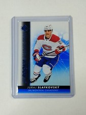 2022-2023 UD SP Rookie Authentics Blue RC Juraj Slafkovsk Montreal Canadiens