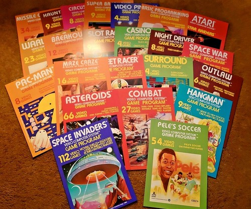 23 RETRO ATARI VCS 2600 POSTERS A4 SIZED SPACE INVADERS, ASTEROIDS ETC - Afbeelding 2 van 12