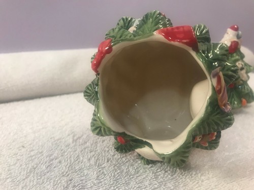Spode Christmas Tree Sugar Bowl Prestige Pattern TOP CHIPPED CH4354 - Picture 5 of 9