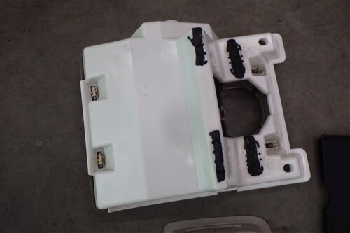 Overhead Console Storage Pocket Set Graystone XK 2006-2010 Jeep Commander - Picture 7 of 7