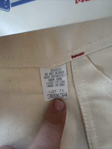 VTG Round House Bib Overalls 38x34 NWT - Picture 5 of 6