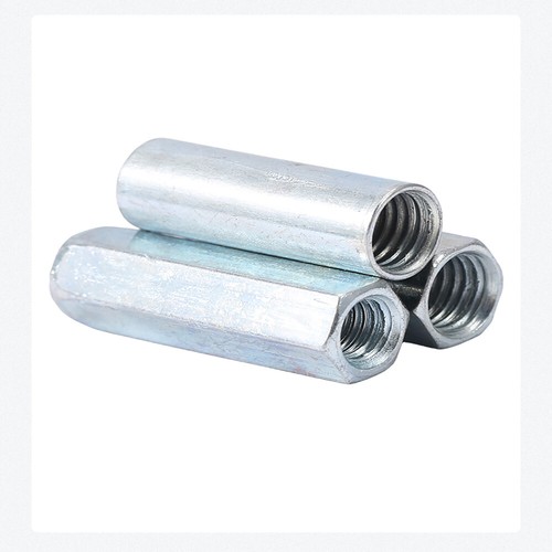 Écrou long M5 M6 M8 M10 M12 M16 acier galvanisé - manchons de connexion hexagonaux - Photo 4/9