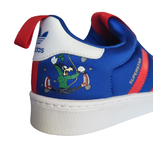 NEW adidas x Disney Goofy Superstar 360 C Kids Unisex Sneakers FW8041 Size: 2.5 - Picture 11 of 13