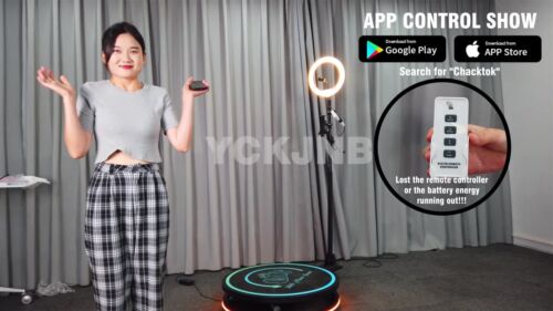 360 Photo Booth Video Booth Platform Automatic Spinner Motorized Wedding Party - Video 1 of 1