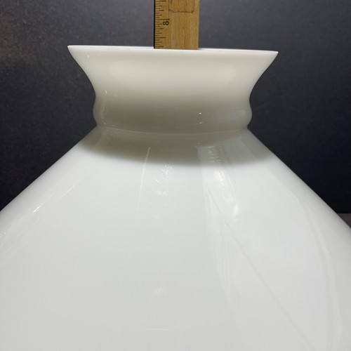NEW 10” MILK WHITE TAM-O-SHANTER OIL-ELECTRIC STUDENT LAMP SHADE MADE IN USA - Picture 9 of 20