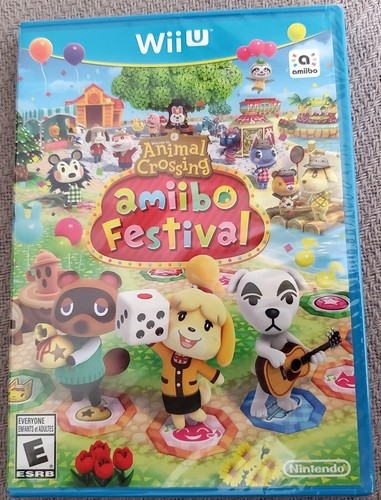NINTENDO WII U * ANIMAL CROSSING ~ AMIIBO FESTIVAL * VIDEOGIOCO - NUOVO / SIGILLATO - Foto 1 di 2