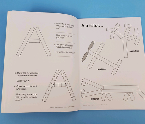 Cuisenaire Rods Alphabet Book Problem Solving A To Z Grades K - 4 Math - Bild 6 von 8