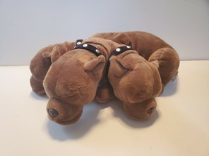 three headed dog plush