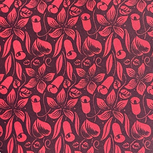 Cedric Brochier Soieries Raoul Dufy Pour Bianchini Ferier Paris Tie Red Floral - Picture 2 of 6