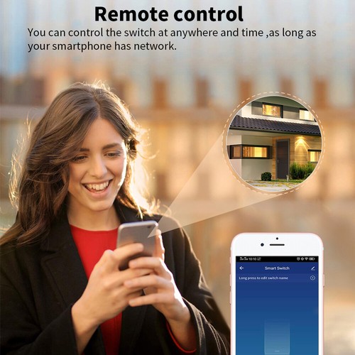 proAMEDEN Mini Interruptor inteligente wifi 16A, funcciona con Tuya/Smart Life - Imagen 80 de 82