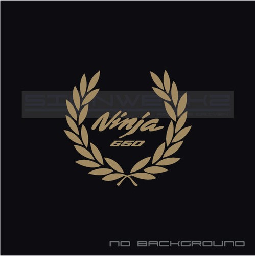 Ninja 650 Racing Wreath Decal Sticker logo style II Pair - Bild 8 von 9