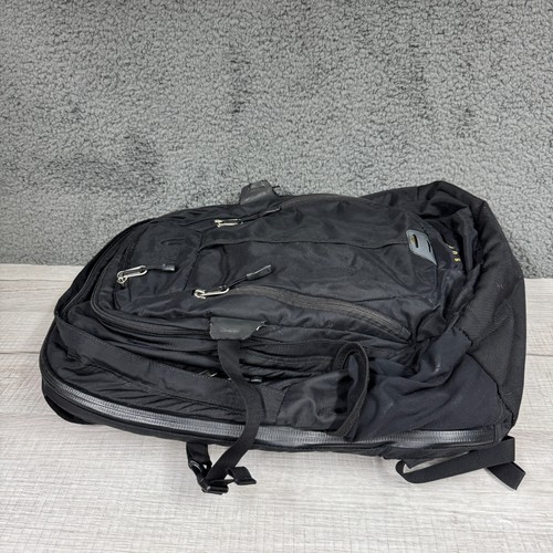 The North Face Backpack Surge Black Hiking Laptop School Camping Pockets Padded - Picture 9 of 20