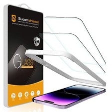 2X Tempered Glass Screen Protector for iPhone 14 Pro Max W/ Easy Install Tray