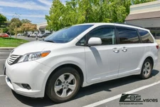 For 11-20 Toyota Sienna MUGEN Tape-On Style Side Window Visor Rain Deflectors