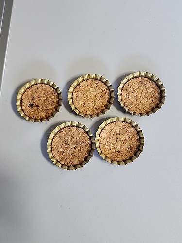 (5) VTG Soda Cork Lined Bottle Caps Bireley's Berry Flavor Drink 1930's NOS - Picture 4 of 7