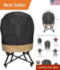 Durable 30" Kamado Grill Cover - Water-resistant Protection for Big Green Egg