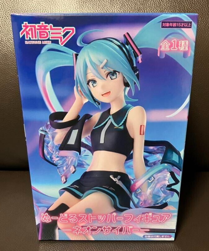 Hatsune Miku Noodle Stopper Figure Neon Cyber Ver. FuRyu Japan New  