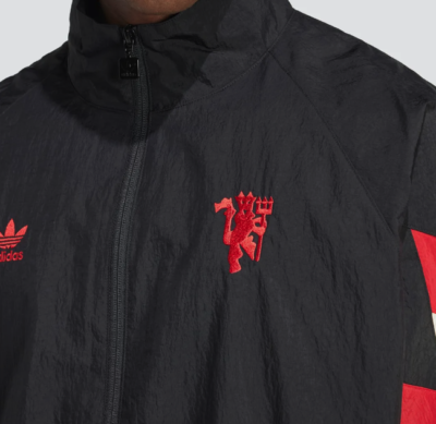 【Adidas】 Manchester United Originals Track Top Black Red Buy Manchester United Originals Track Top | Manchester