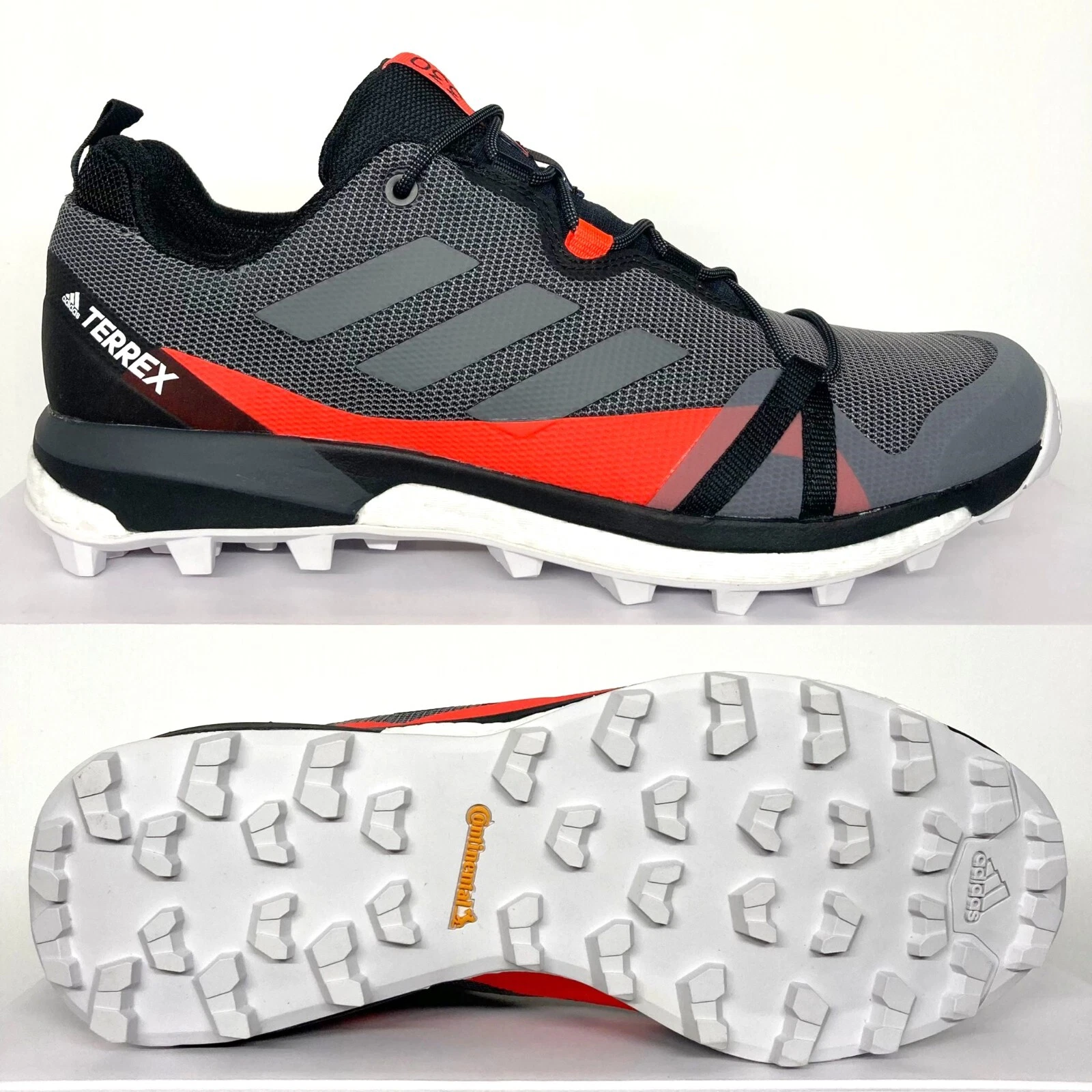 adidas Terrex Skychaser LT Mens Trail Running Shoes Walking Trainers Hiking Grey