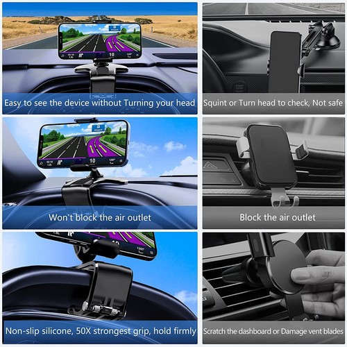 Armaturenbrett Autohalterung Handy tablet Navi Universal KFZ Halter Smartphone - Bild 4 von 12