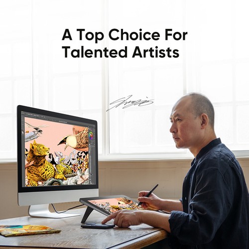 XP-Pen Artist Pro 16 (Gen 2) Grafiktablett Zeichnen 16384 Stufen 60° Neigung - Bild 17 von 19