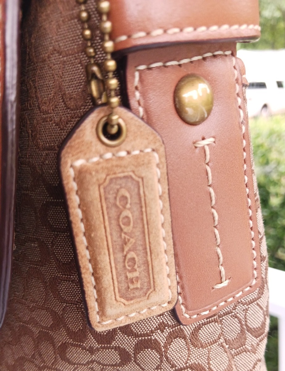 Coach Vintage Soho F11405 Brown Signature C Patchwork w
