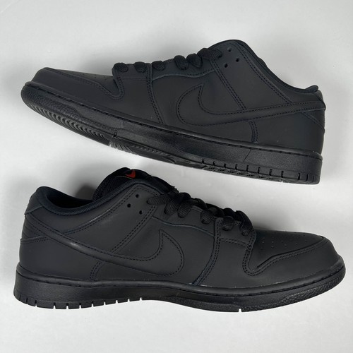 Men's Size 11.5 - Nike SB Dunk Low Pro ISO Triple Black - Picture 19 of 20